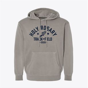 Holy Rosary School Track and Field Pigment-Dyed Hoodie