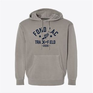 Fond  Lac Christian School Track and Field Pigment-Dyed Hoodie