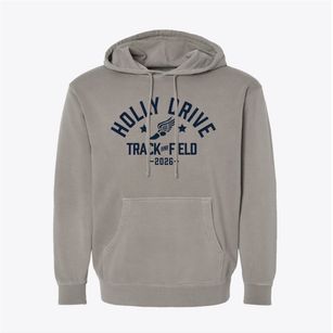 Holly Drive Leadership Academy Track and Field Pigment-Dyed Hoodie