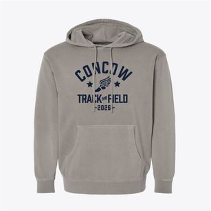 Concow Elementary School Track and Field Pigment-Dyed Hoodie