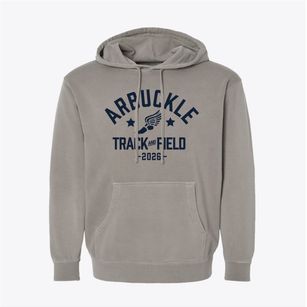 Arbuckle Elementary School Track and Field Pigment-Dyed Hoodie