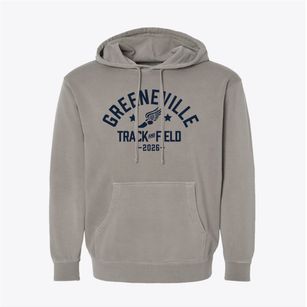 Greeneville Elementary School Track and Field Pigment-Dyed Hoodie