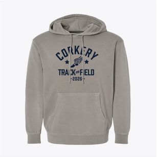 Corkery Elementary School Track and Field Pigment-Dyed Hoodie