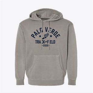 Palo Verde Christian At Pusch Ridge Track and Field Pigment-Dyed Hoodie