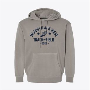 Meadowlark Ridge Elementary Track and Field Pigment-Dyed Hoodie