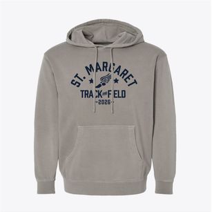 St. Margaret Catholic School Track and Field Pigment-Dyed Hoodie