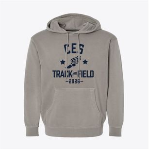 Christ Episcopal School Track and Field Pigment-Dyed Hoodie