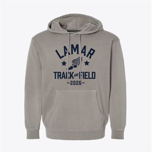Lamar High School Track and Field Pigment-Dyed Hoodie
