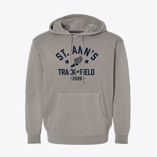 Saint Ann's School Track and Field Pigment-Dyed Hoodie