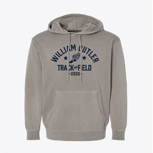 Ps 133 William Butler Track and Field Pigment-Dyed Hoodie