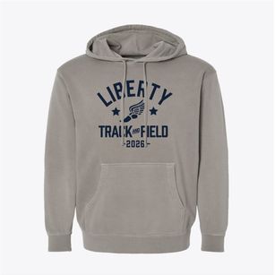 Liberty Middle School Track and Field Pigment-Dyed Hoodie