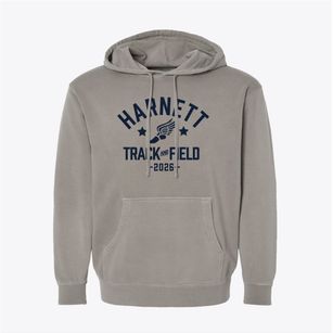 Harnett Primary School Track and Field Pigment-Dyed Hoodie