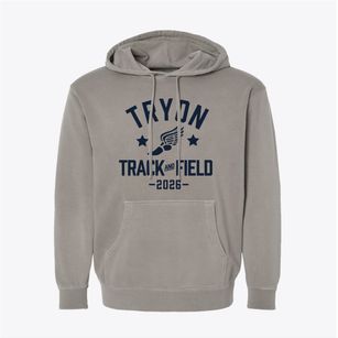 Tryon Middle School Track and Field Pigment-Dyed Hoodie