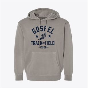 Gospel Baptist School Track and Field Pigment-Dyed Hoodie