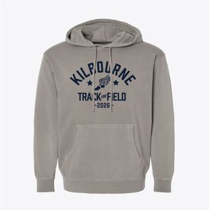 Worthington Kilbourne High School Track and Field Pigment-Dyed Hoodie