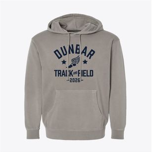 Dunbar Elementary School Track and Field Pigment-Dyed Hoodie