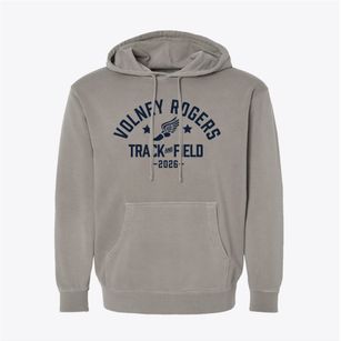 Volney Rogers Junior High School Track and Field Pigment-Dyed Hoodie