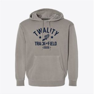 Twality Junior High School Track and Field Pigment-Dyed Hoodie