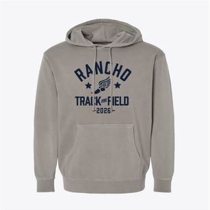 Rancho Elementary School Track and Field Pigment-Dyed Hoodie