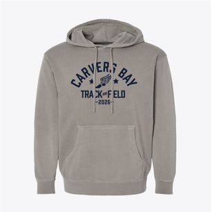 Carvers Bay High School Track and Field Pigment-Dyed Hoodie