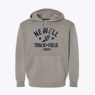 Newell Elementary School Track and Field Pigment-Dyed Hoodie