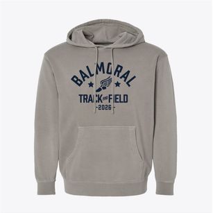 Balmoral Elementary School Track and Field Pigment-Dyed Hoodie