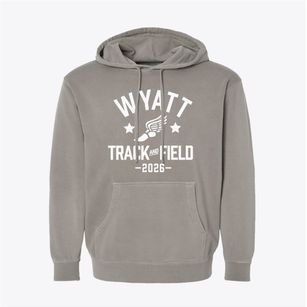 Wyatt Elementary Track and Field Pigment-Dyed Hoodie