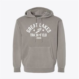 Great Lakes Academy Track and Field Pigment-Dyed Hoodie
