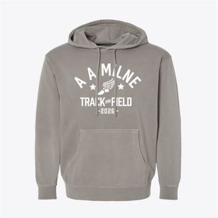 A A Milne Elementary School Track and Field Pigment-Dyed Hoodie
