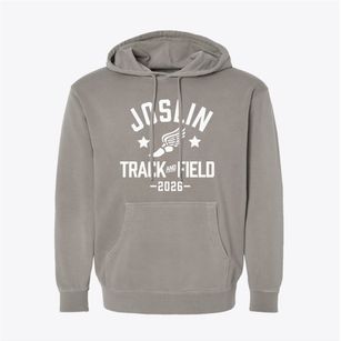 Joslin Elementary School Track and Field Pigment-Dyed Hoodie