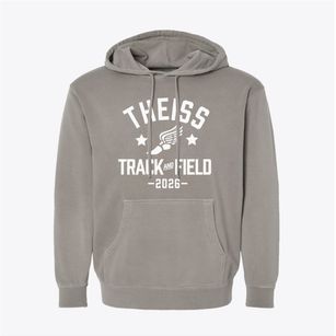 Theiss Elementary School Track and Field Pigment-Dyed Hoodie