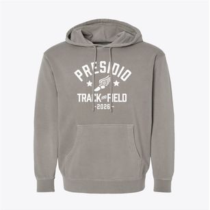 Presidio Elementary School Track and Field Pigment-Dyed Hoodie