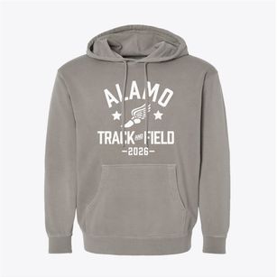 Alamo Primary School Track and Field Pigment-Dyed Hoodie