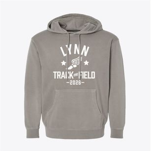 Lynn Elementary School Track and Field Pigment-Dyed Hoodie