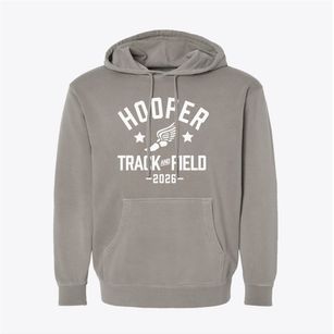 Hooper Elementary School Track and Field Pigment-Dyed Hoodie
