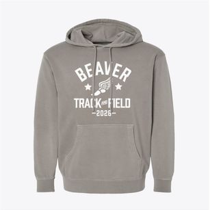 Beaver High School Track and Field Pigment-Dyed Hoodie