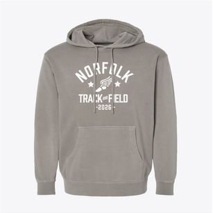 Norfolk Technical Vocational Center Track and Field Pigment-Dyed Hoodie