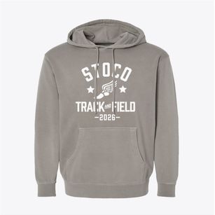 Stoco High School Track and Field Pigment-Dyed Hoodie