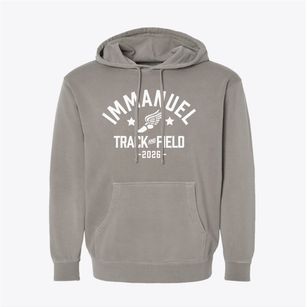Immanuel Lutheran School Track and Field Pigment-Dyed Hoodie