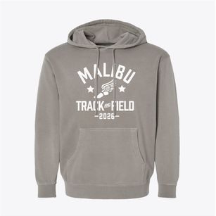 Malibu High School Track and Field Pigment-Dyed Hoodie