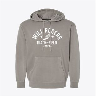 Will Rogers Elementary School Track and Field Pigment-Dyed Hoodie