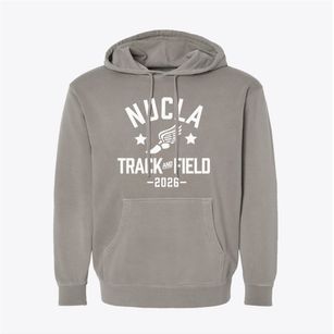 Nucla High School Track and Field Pigment-Dyed Hoodie