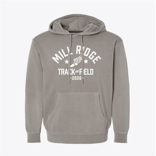 Mill Ridge Primary School Track and Field Pigment-Dyed Hoodie