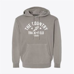 The Country School Track and Field Pigment-Dyed Hoodie