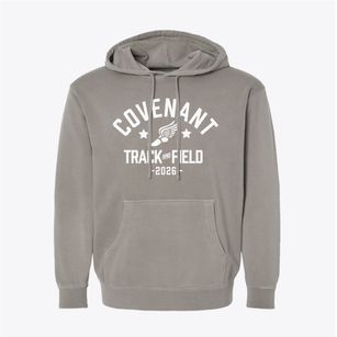 Covenant Academy Track and Field Pigment-Dyed Hoodie