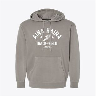 Aina Haina Elementary School Track and Field Pigment-Dyed Hoodie