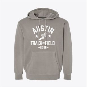 Austin Community Academy Track and Field Pigment-Dyed Hoodie