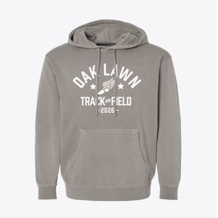Oak Lawn Community High School Track and Field Pigment-Dyed Hoodie