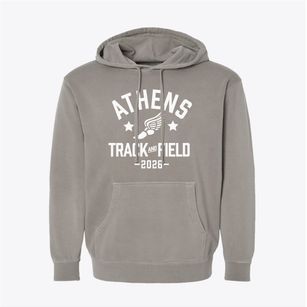 Athens High School Track and Field Pigment-Dyed Hoodie