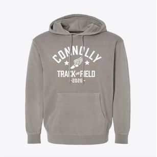 Connolly Middle School Track and Field Pigment-Dyed Hoodie